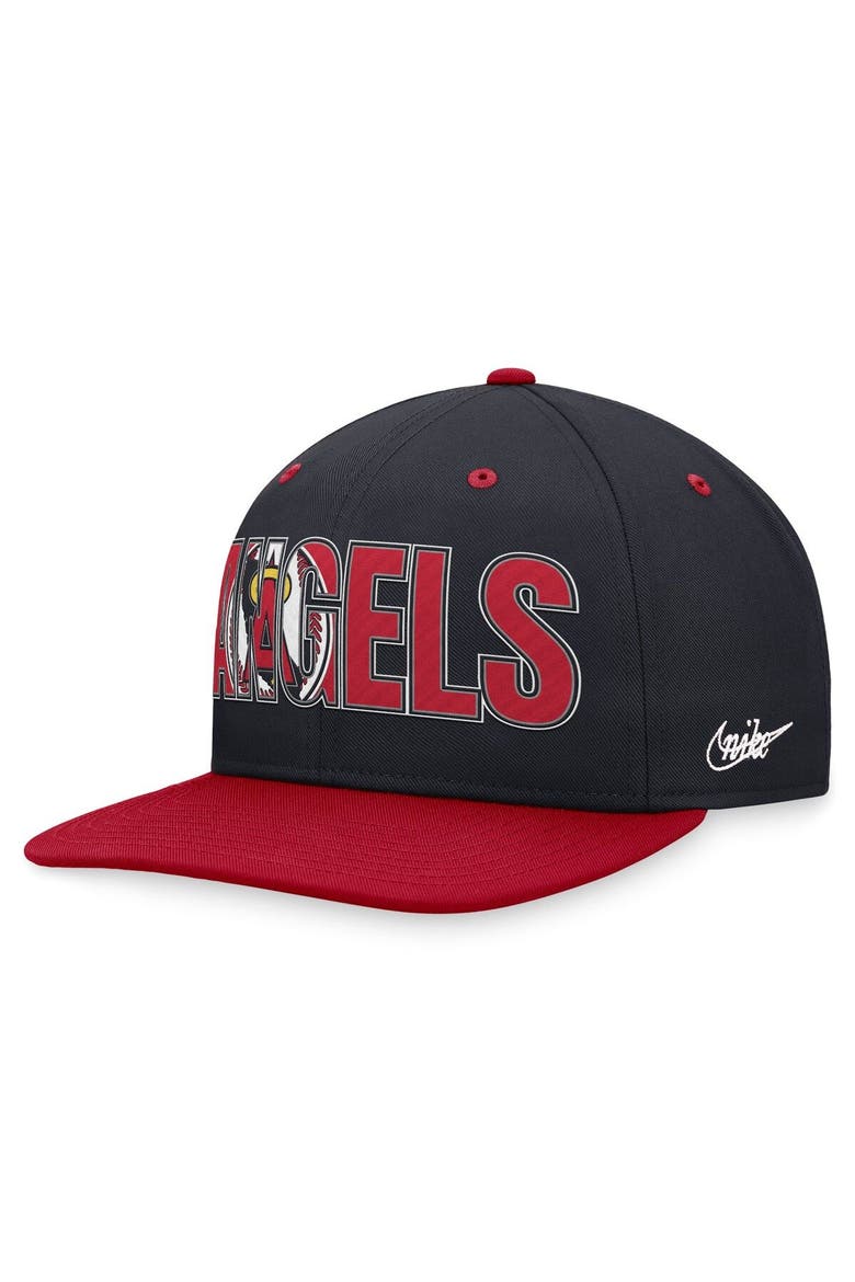 Men's Nike Navy California Angels Cooperstown Collection Pro Snapback Hat, Alternate, color, Navy