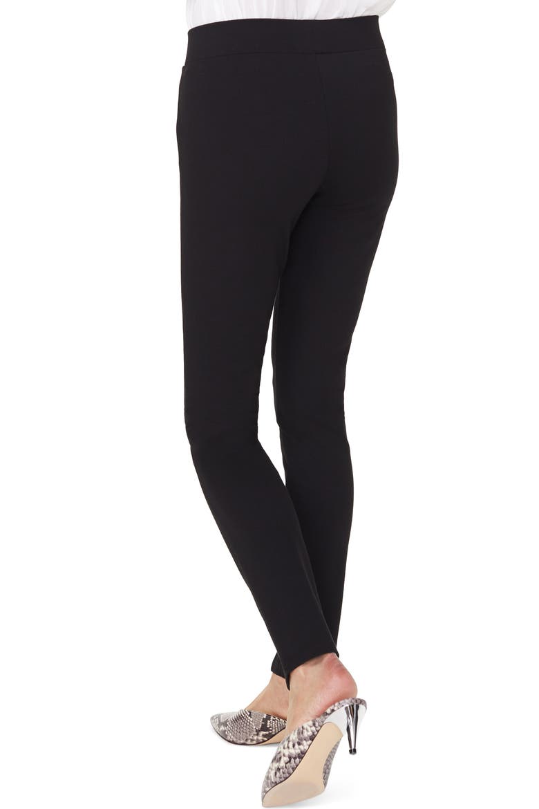 Slit Hem Leggings, Alternate, color, BLACK