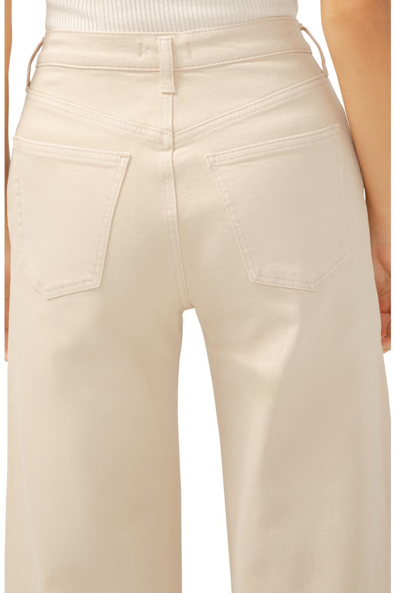 Highly Desirable High Waist Ultra Wide Leg Jeans, Alternate, color, SAND