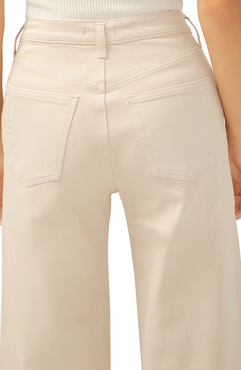 Silver Jeans Co. Highly Desirable High Waist Ultra Wide Leg Jeans, Alternate, color, Sand