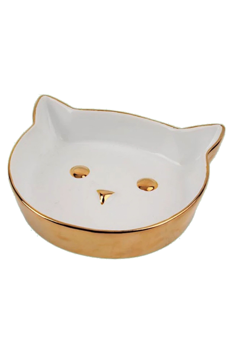 Moshiqa Meow Bowl, Main, color, White
