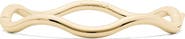 Kate Spade New York wave thin bangle bracelet