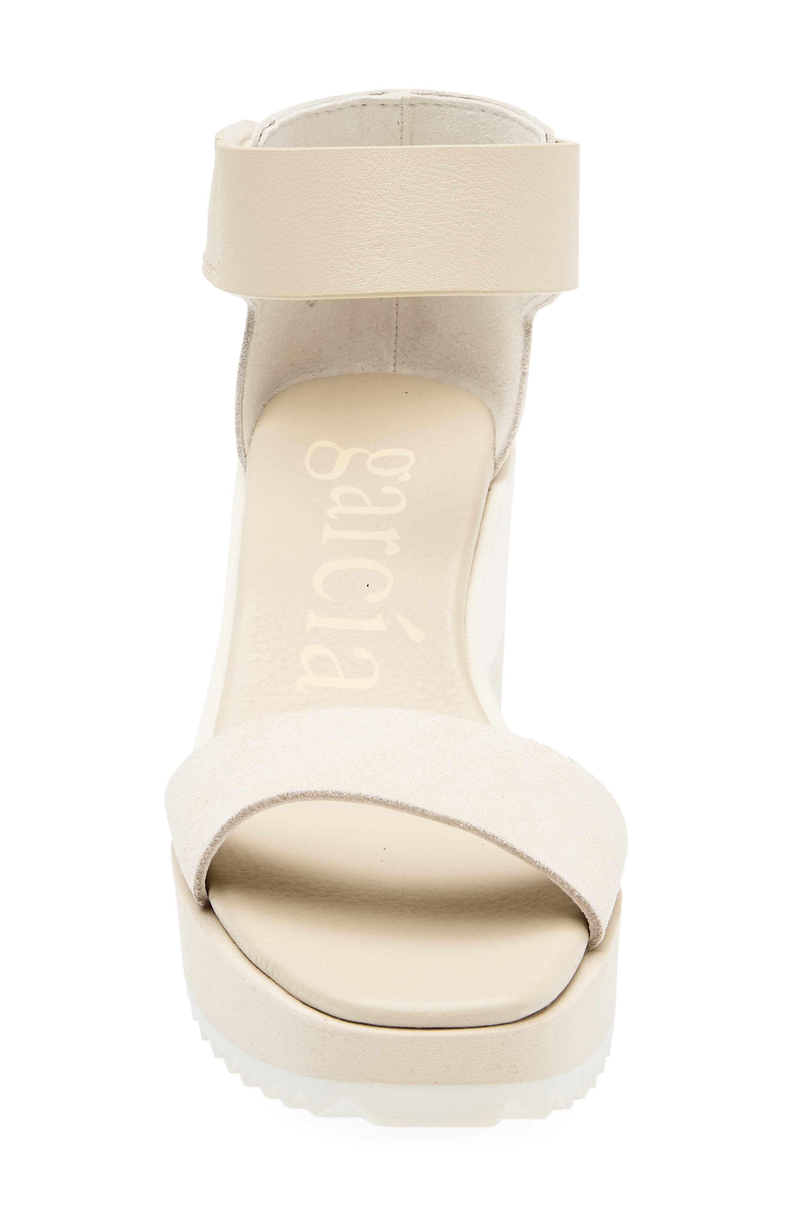 Pedro García Fidelia Wedge Sandal, Alternate, color, BASMATI CASTORO