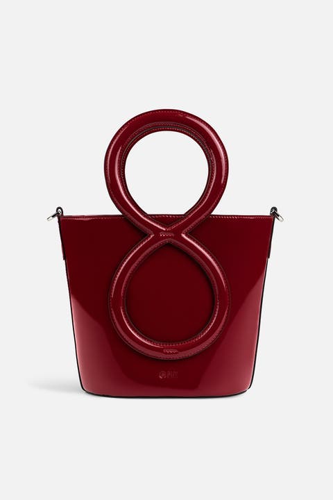 Infinity Bag - Patent Leather Red