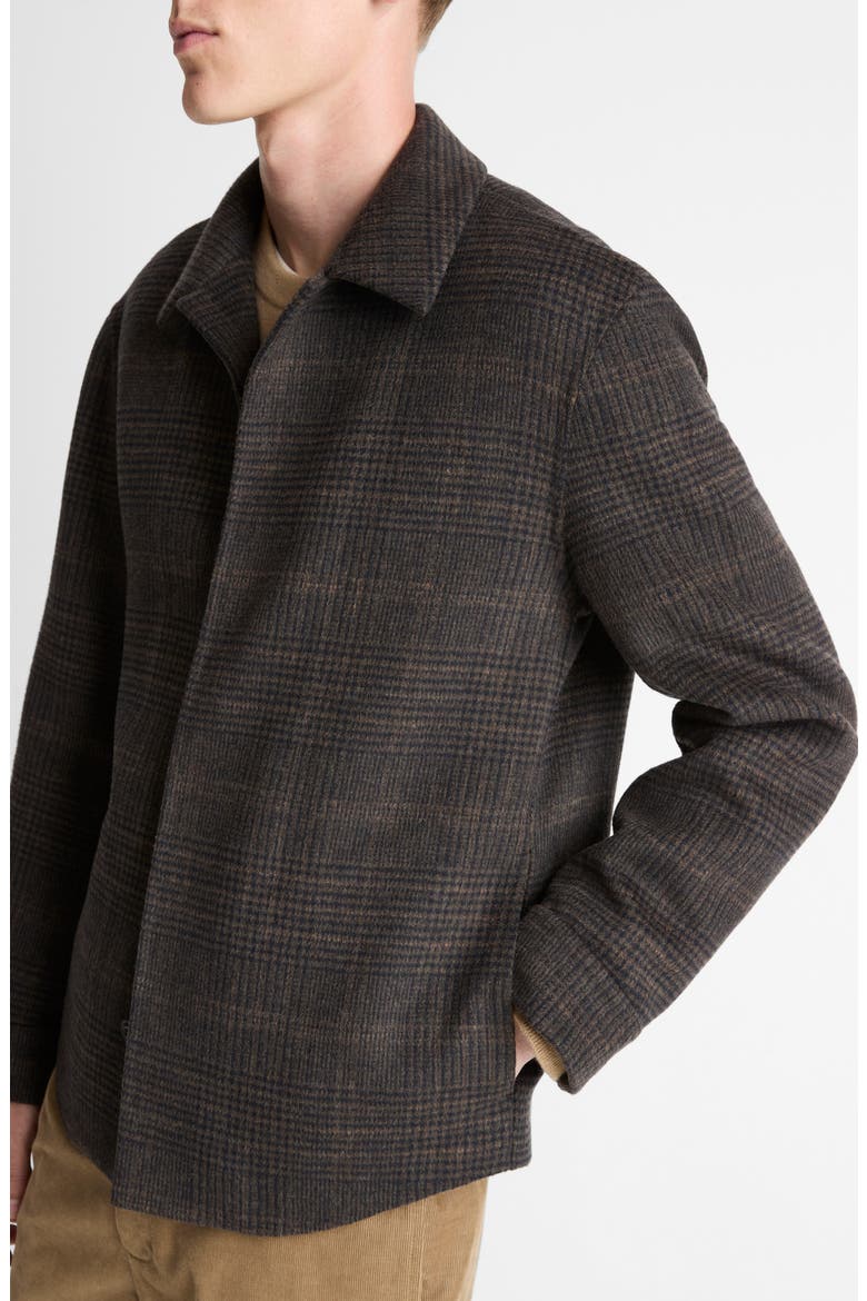 Splittable Wool Blend Shirt Jacket, Alternate, color, DARK MISSION