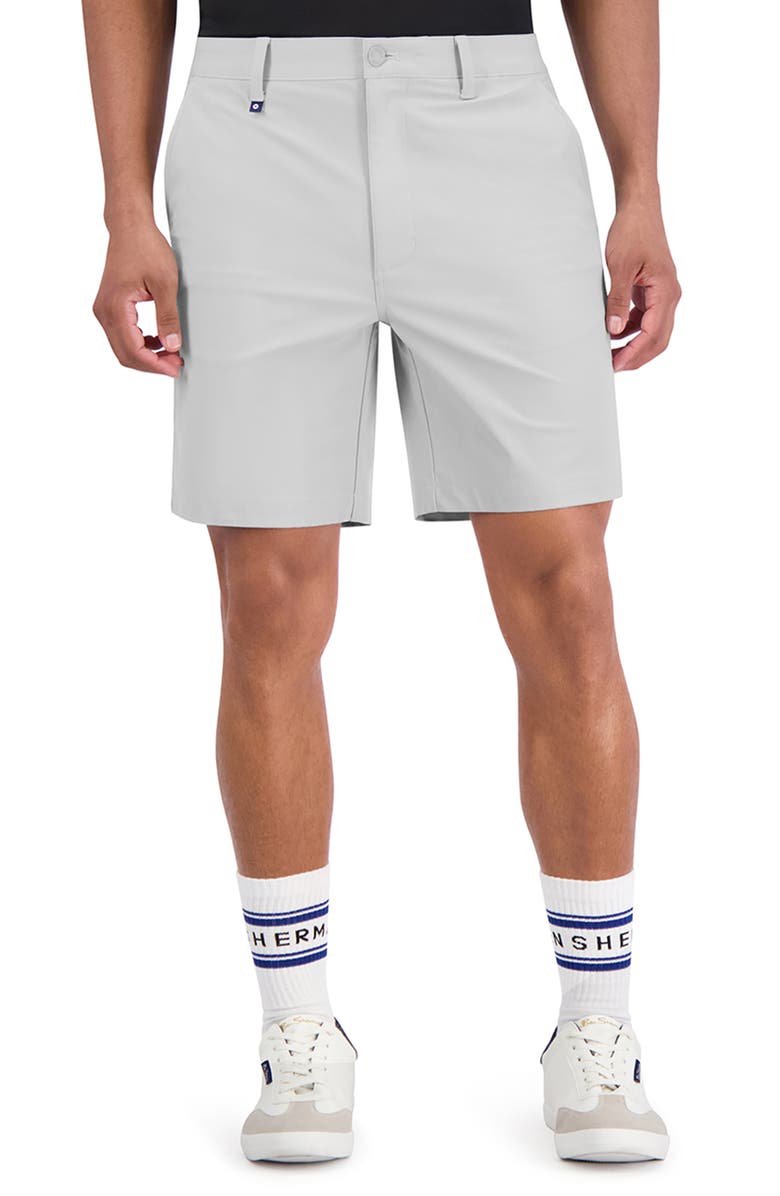 Ben Sherman 4-Way Stretch Tech Shorts, Main, color, Grey