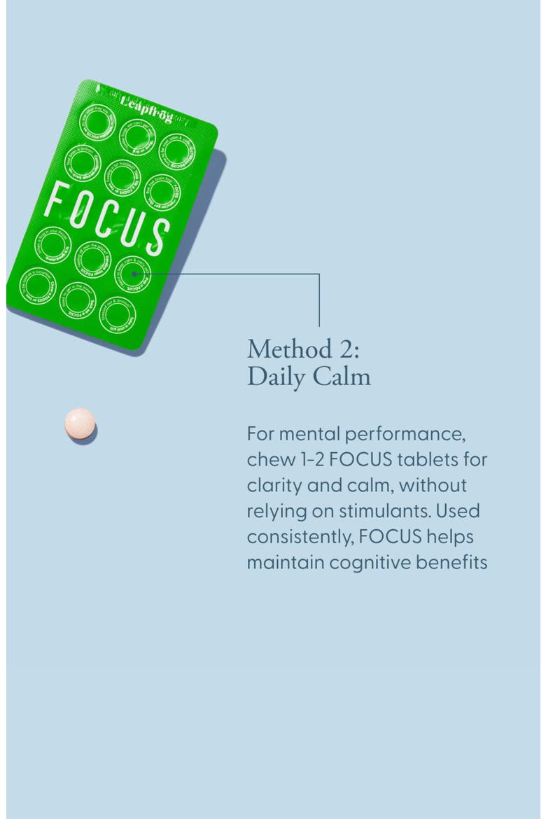 FOCUS Food Supplement, Alternate, color, 15 Tablets
