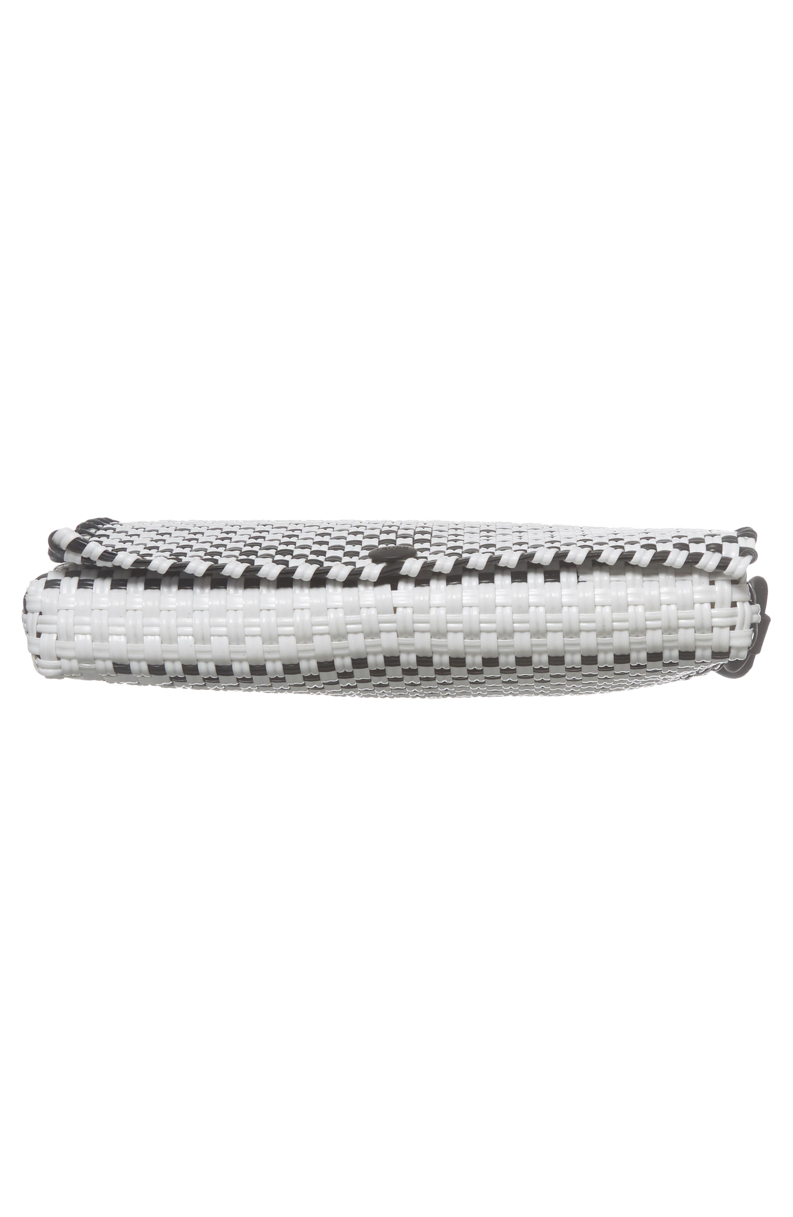 Truss Embellished Baguette Clutch, Alternate, color, 