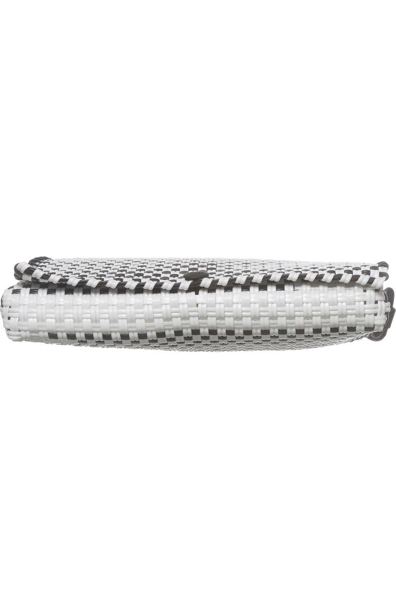 Truss Embellished Baguette Clutch, Alternate, color,