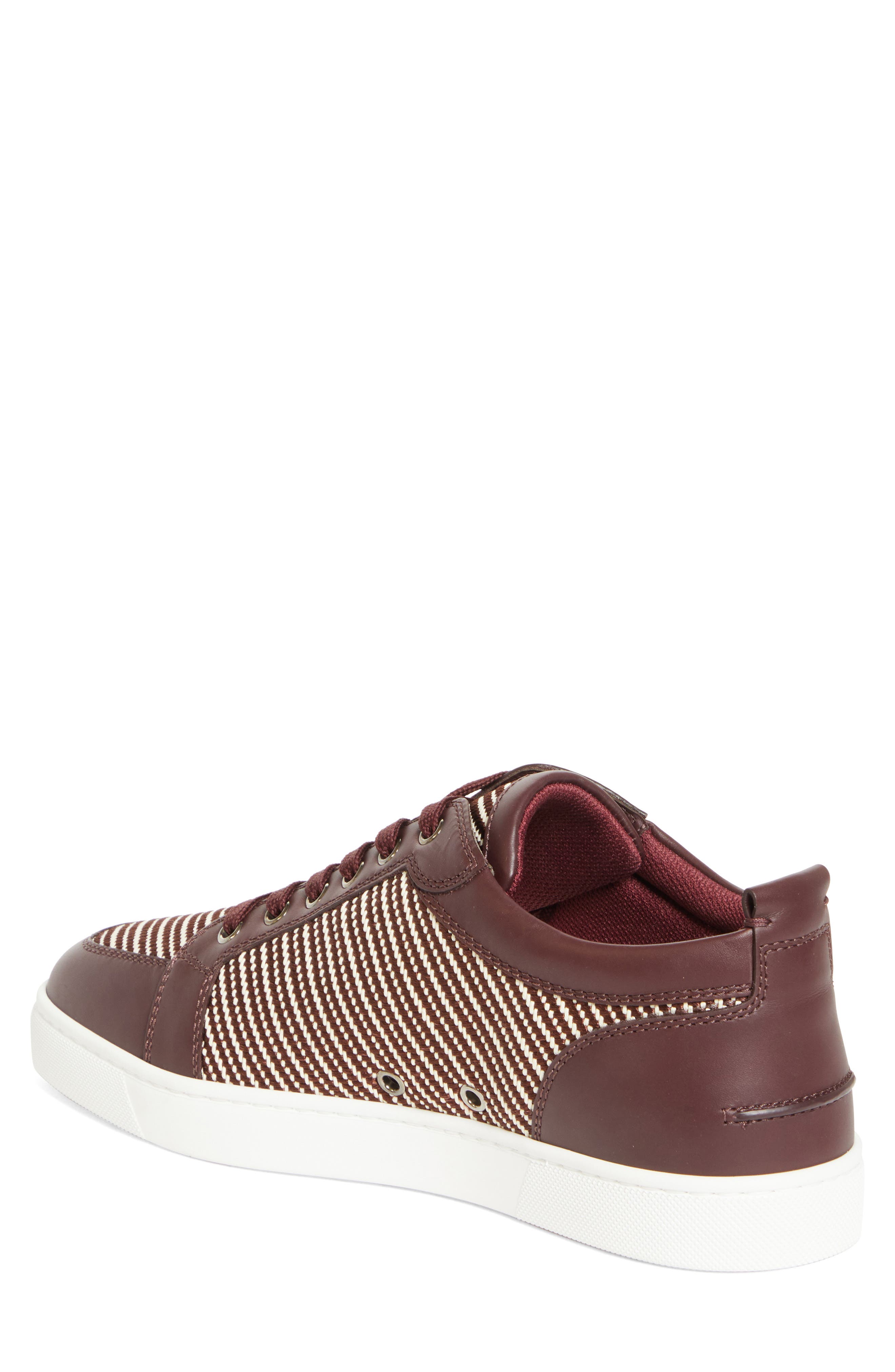 Christian Louboutin Rantulow Low Top Sneaker, Alternate, color, Amara/ White/ Brown