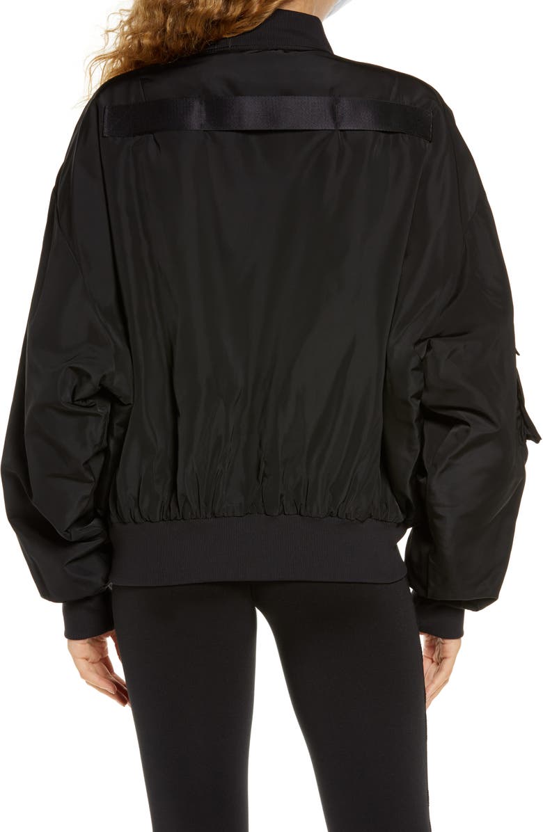 Alo It Girl Bomber Jacket, Alternate, color, 