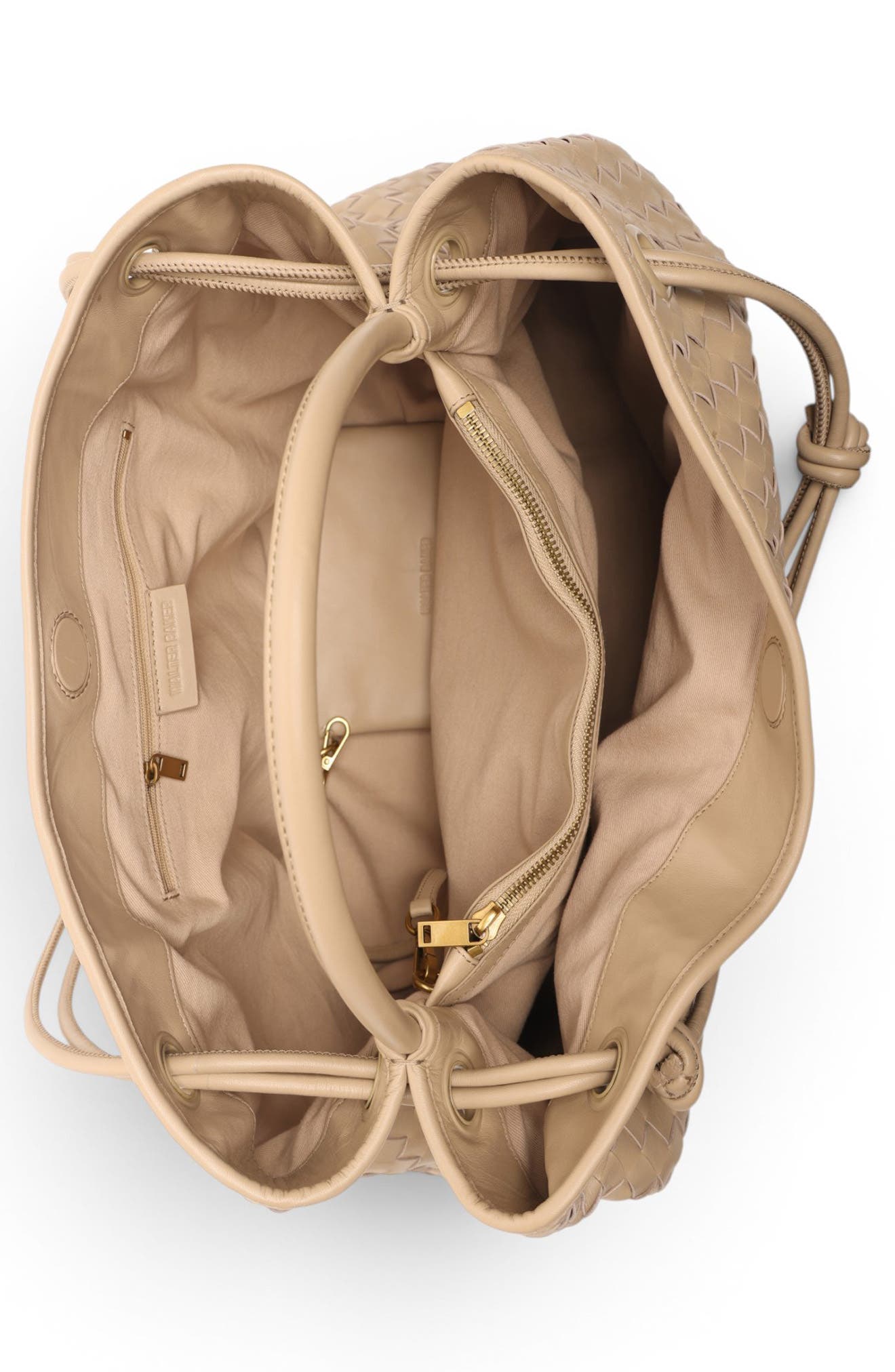 Hazel Large Leather Tote, Alternate, color, EGGSHELL