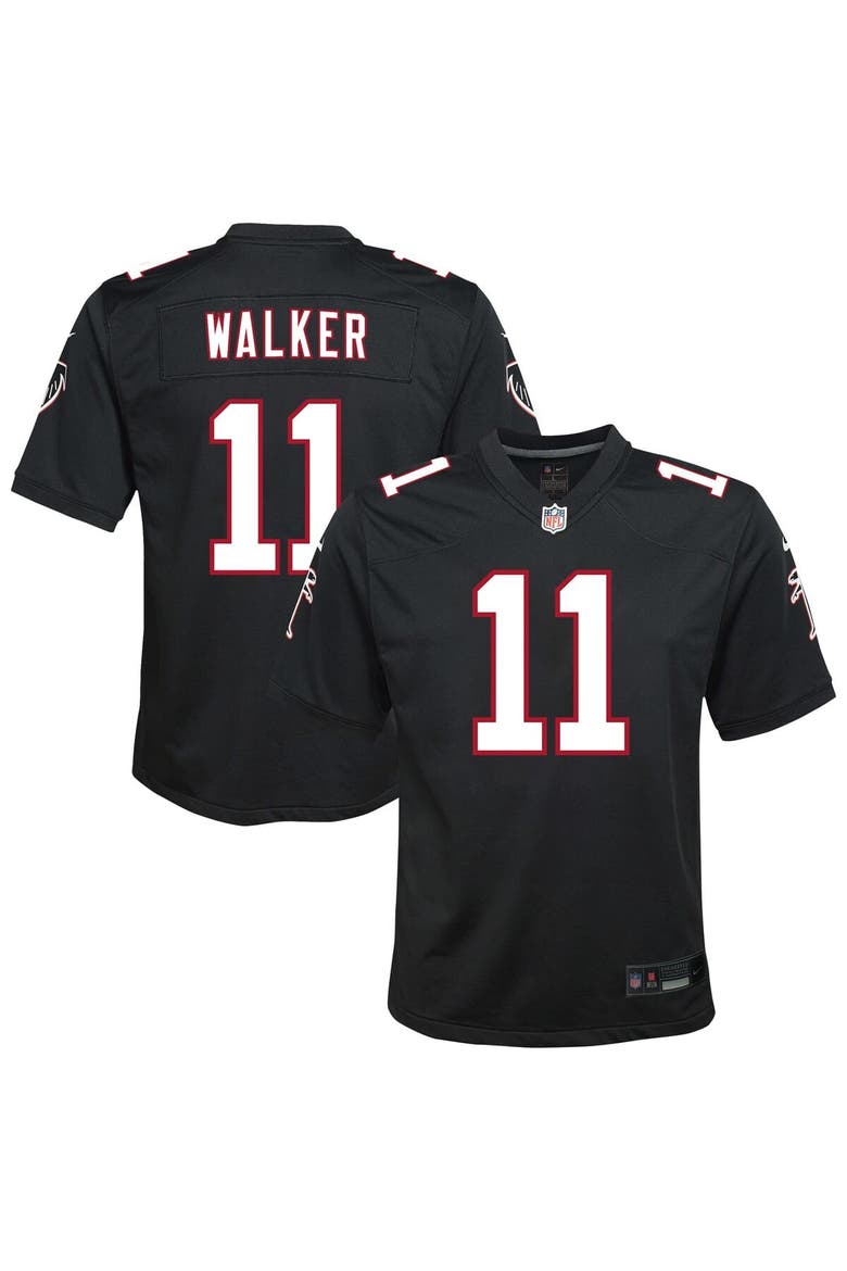 Youth Nike Jalon Walker Black Atlanta Falcons Alternate Game Jersey, Main, color, Black