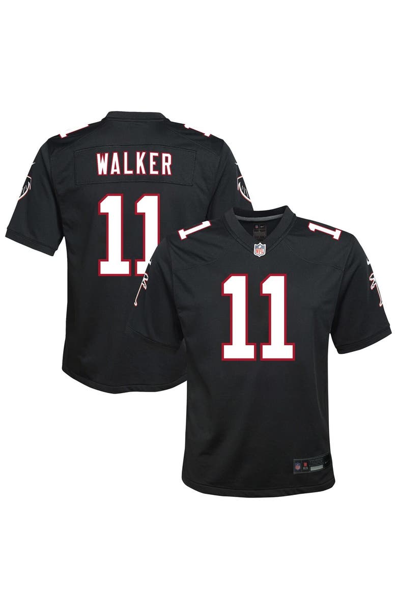 Nike Youth Nike Jalon Walker Black Atlanta Falcons Alternate Game Jersey, Main, color, Black