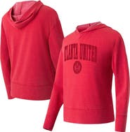 CONCEPTS SPORT Women's Concepts Sport Red Atlanta United FC Volley Hoodie Long Sleeve T-Shirt