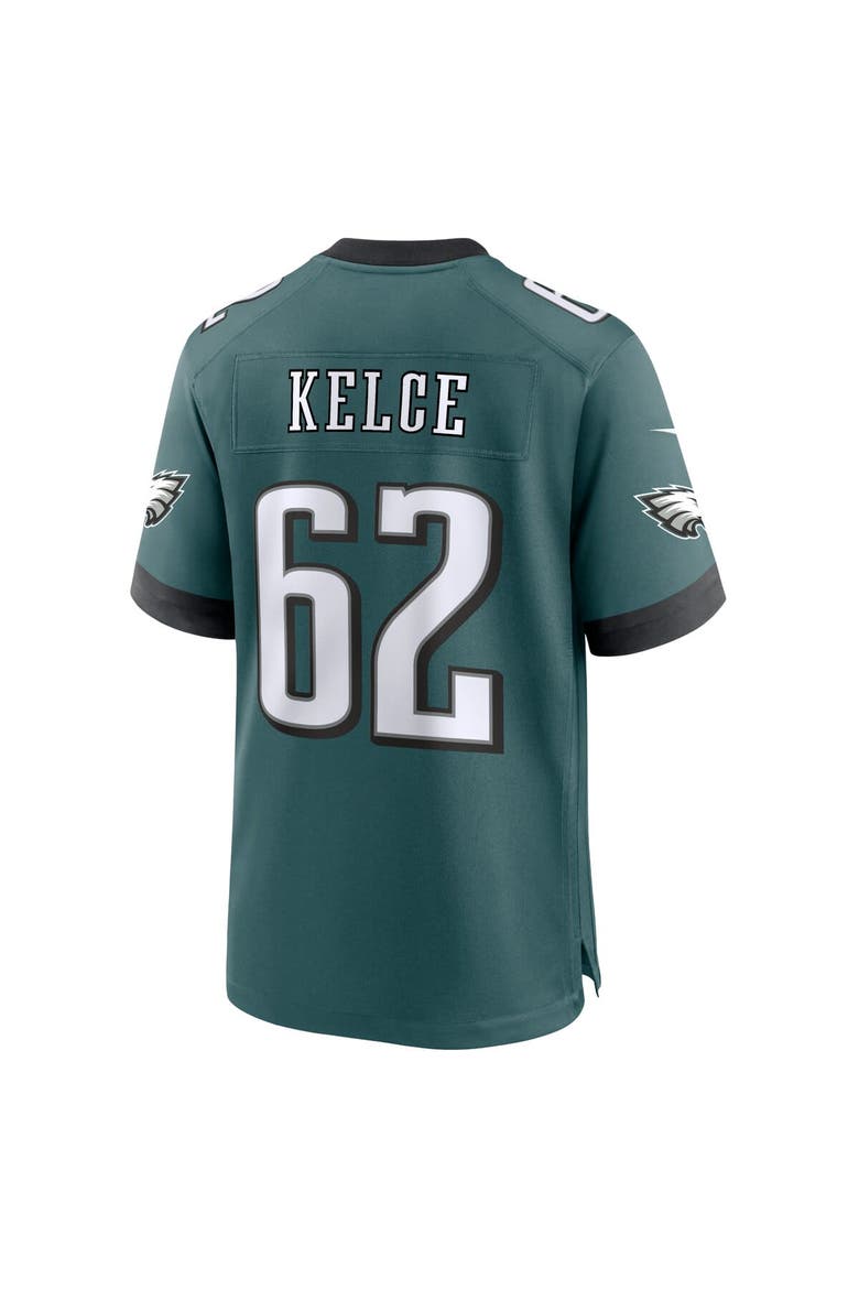 Men's Nike Jason Kelce Midnight Green Philadelphia Eagles Team Game Jersey, Alternate, color, Green