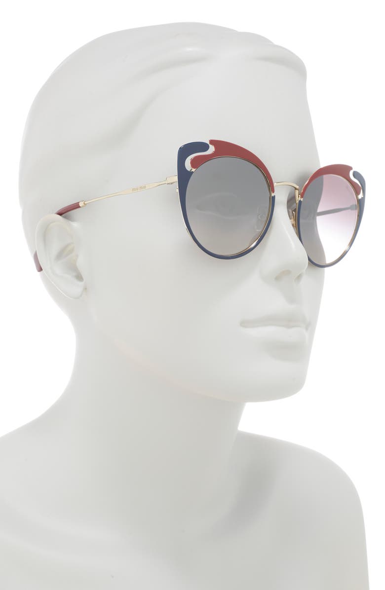 Miu Miu 54mm Noir Evolution Cateye Sunglasses, Alternate, color, 