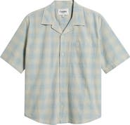Corridor Plaid Short Sleeve Cotton & Linen Camp Shirt