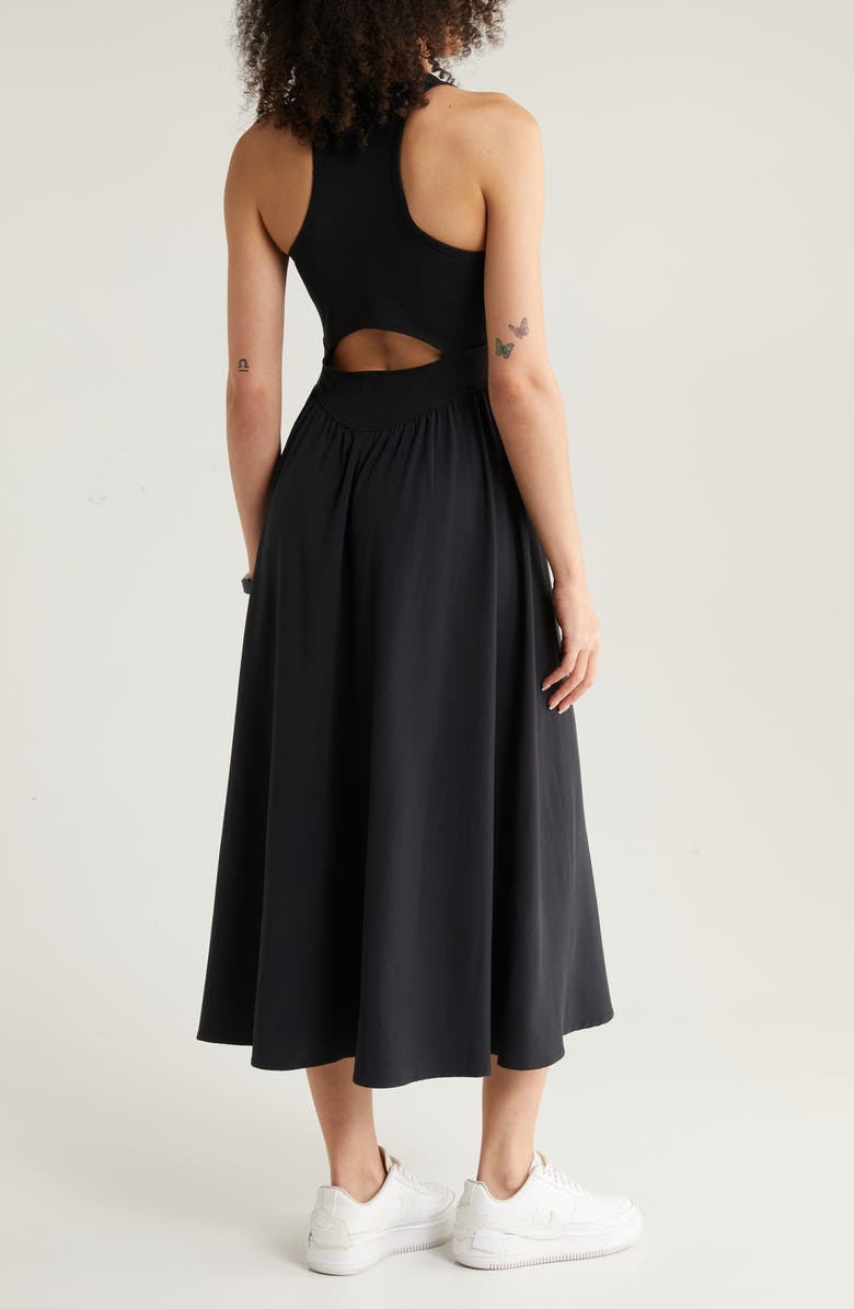 Effortless Cutout Back Hybrid Dress