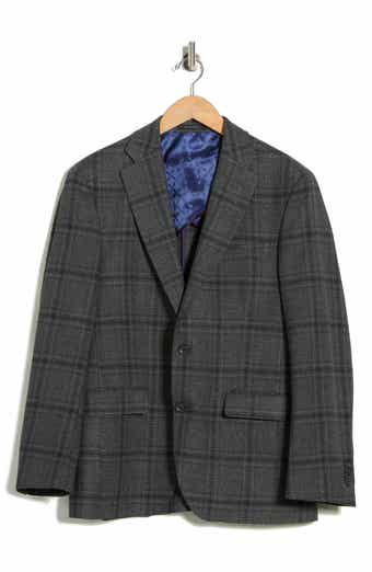 Jack Victor Elex Plaid Wool Blend Sport Coat