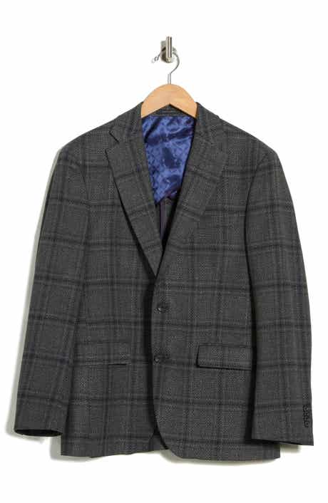 Jack Victor Elex Plaid Wool Blend Sport Coat