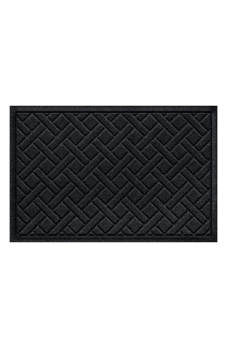 Bungalow Flooring WaterHog Lattice Floor Mat, Main, color, Charcoal