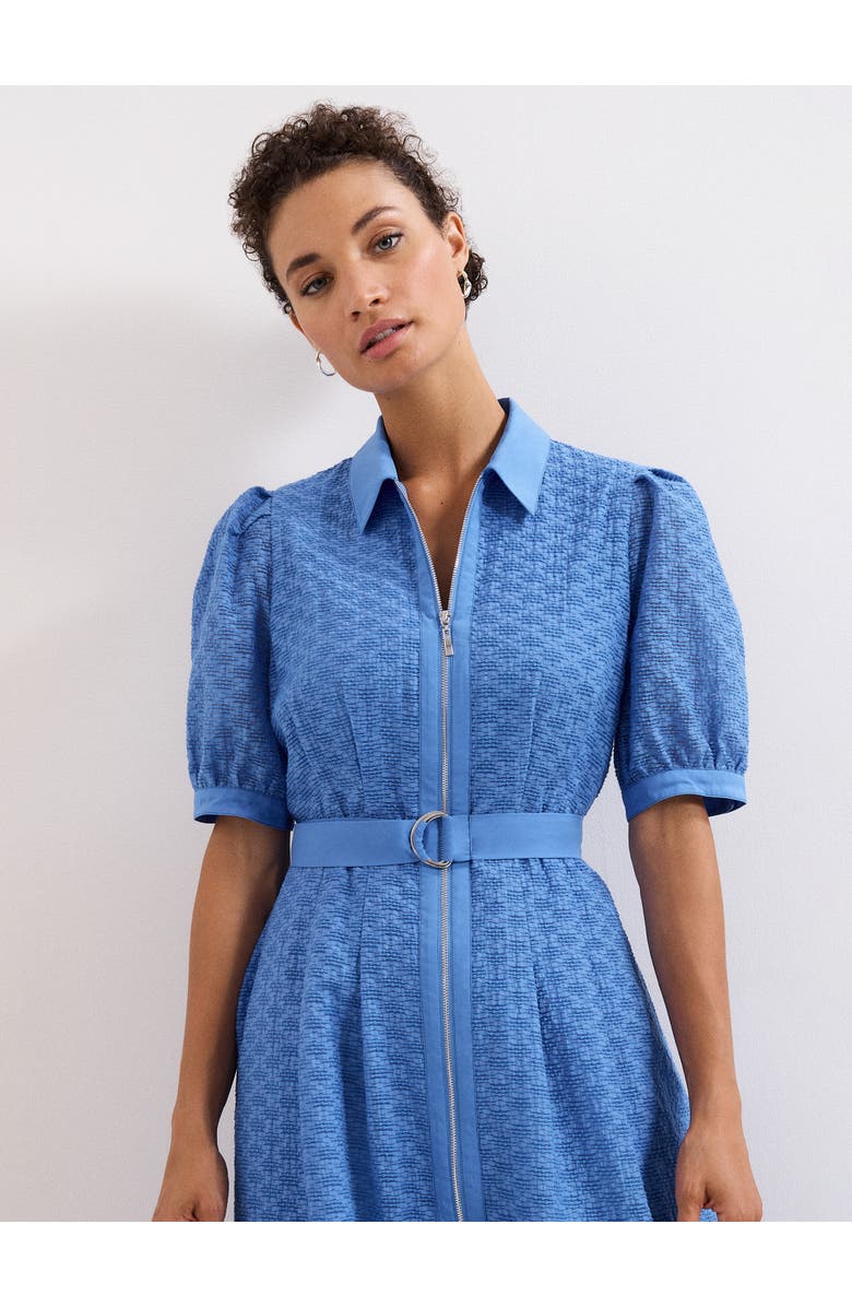 Phase Eight Casey Belted Midi Dress, Alternate, color, Pale Blue