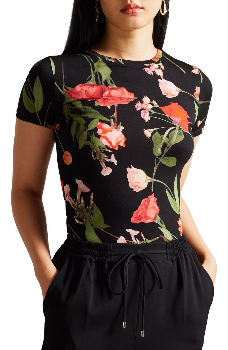 Ted Baker London Treyya Print T-Shirt, Main, color,