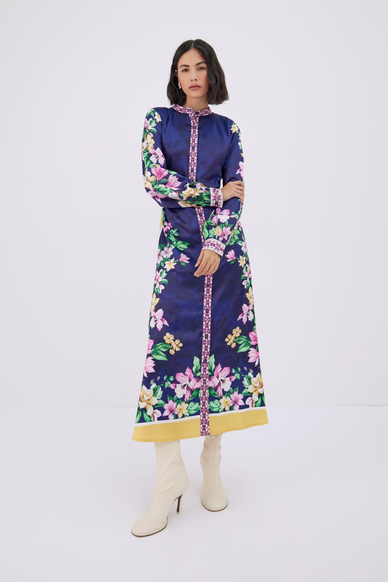 Kiara Navy Dress, Main, color, Navy