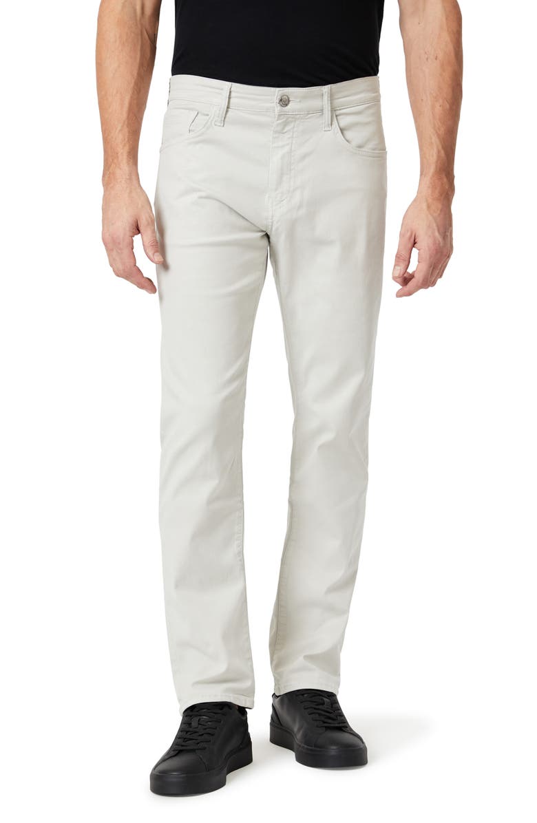 Mavi Jeans Zach Straight Leg Stretch Twill Pants, Main, color, Oyster Mushroom Luxe Twill