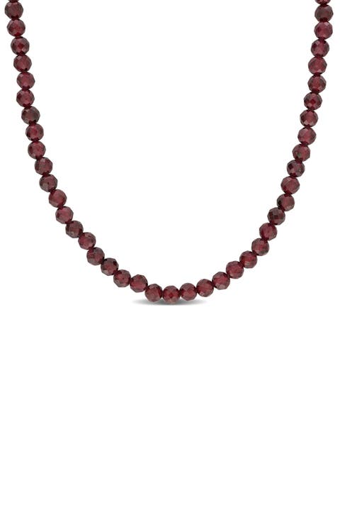 Fancy Cut Beaded Necklace