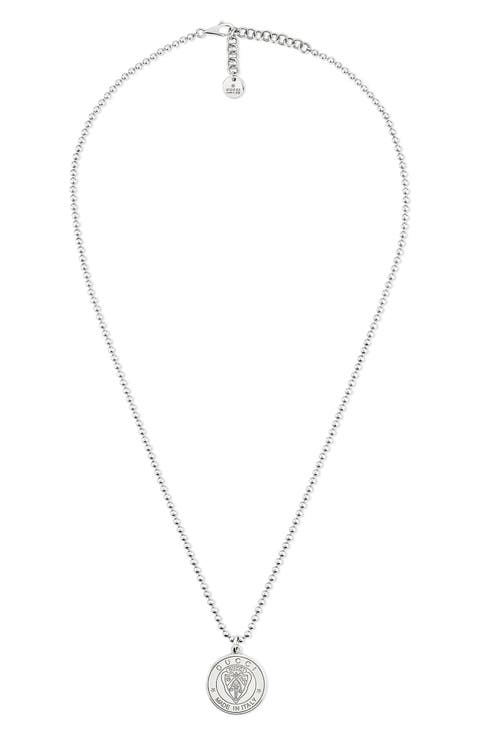 Crest Pendant Necklace