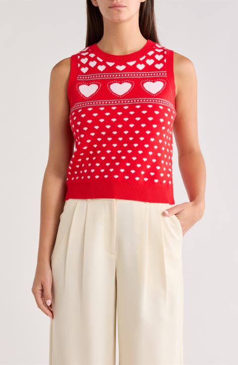Parisa Heart Sweater Vest