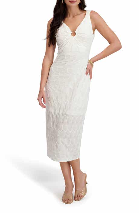 Siena Textured Knit Body-Con Midi Dress