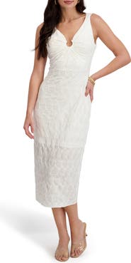 Siena Textured Knit Body-Con Midi Dress