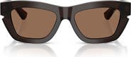 Burberry 52mm Irregular Sunglasses