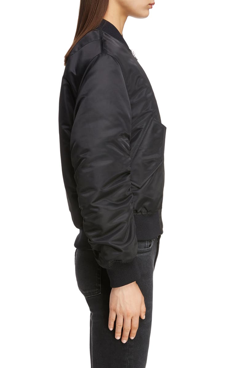 Acne Studios Oda Nylon Bomber Jacket, Alternate, color, 