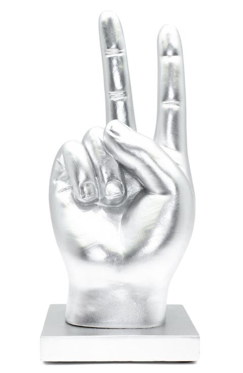 Peace Sign Sculpture