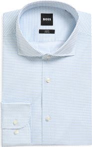 BOSS Hank Kent Slim Fit Stretch Cotton Dress Shirt