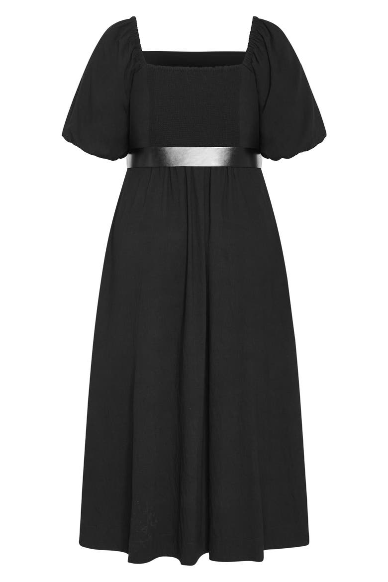 Collins Belted Maxi Dress, Alternate, color, BLACK