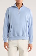 DENIM AND FLOWER Quarter Zip Sweatshirt