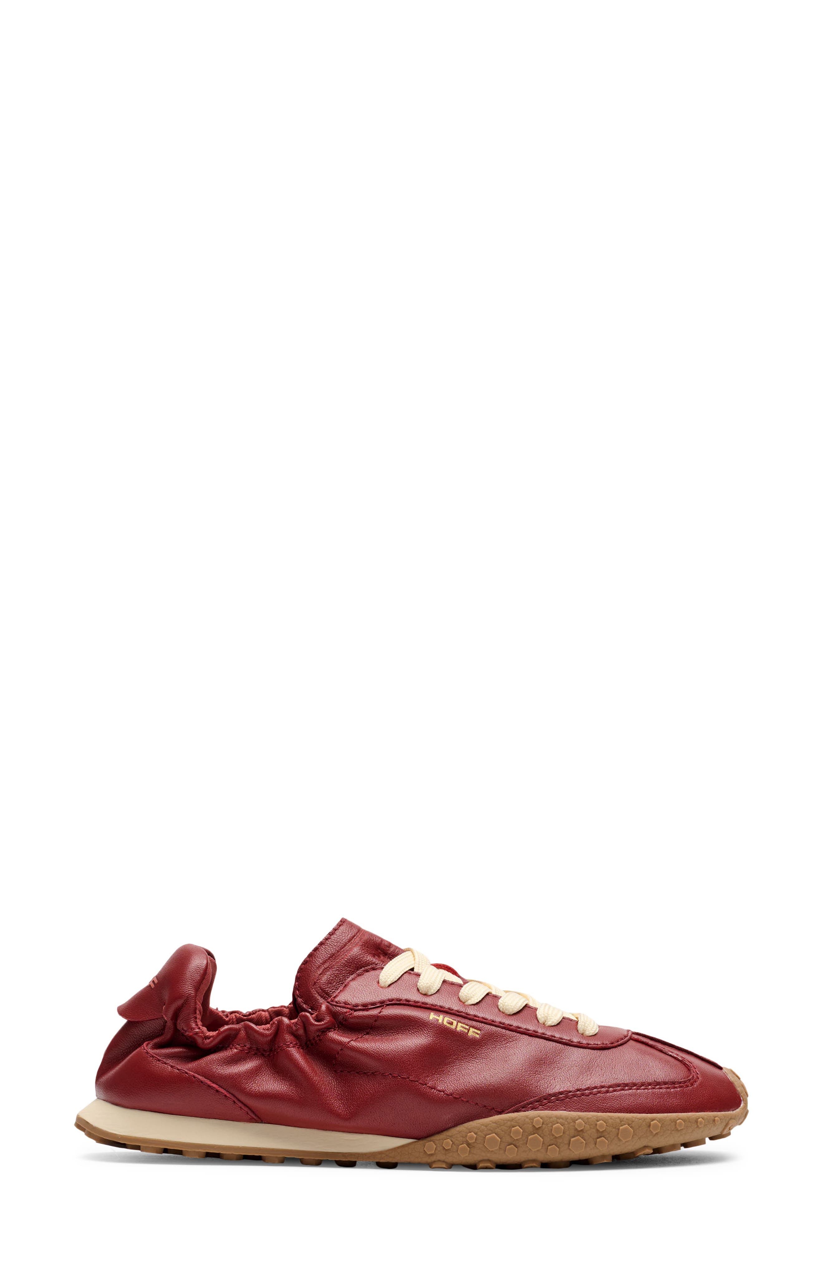 Bridge Leather Sneaker, Alternate, color, CLAY