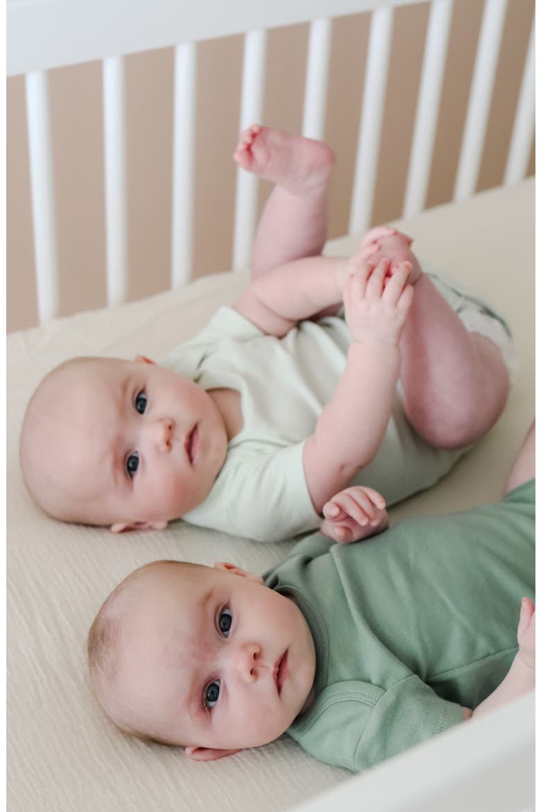 Assorted 2-Pack Muslin Crib Sheets, Alternate, color, NATURAL BIRCH