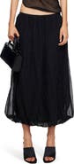 LIONESS Intuition Bubble Hem Midi Skirt