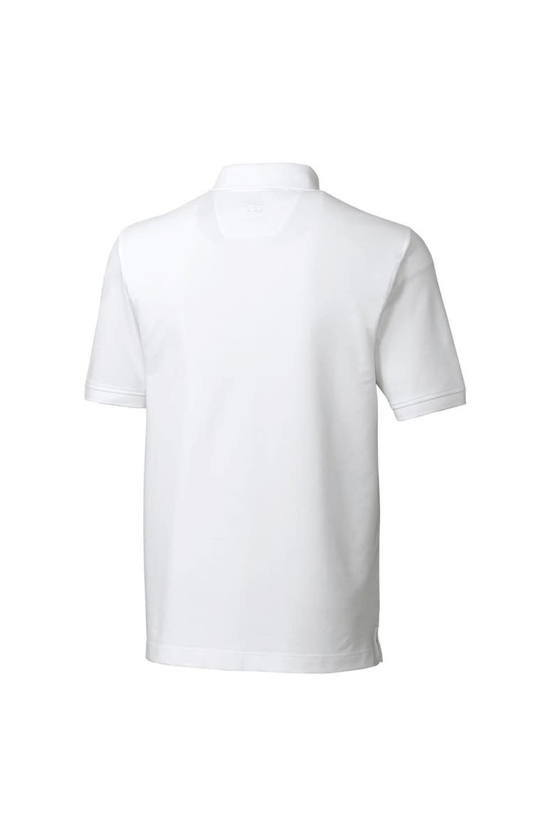 Men's Cutter & Buck White Georgetown Hoyas Vault Advantage Tri-Blend Pique Big & Tall Polo, Alternate, color, White
