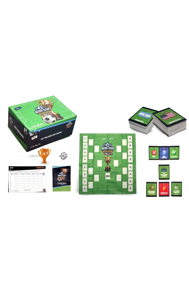 Mini Cup Tabletop Soccer Game, Alternate, color, Multi