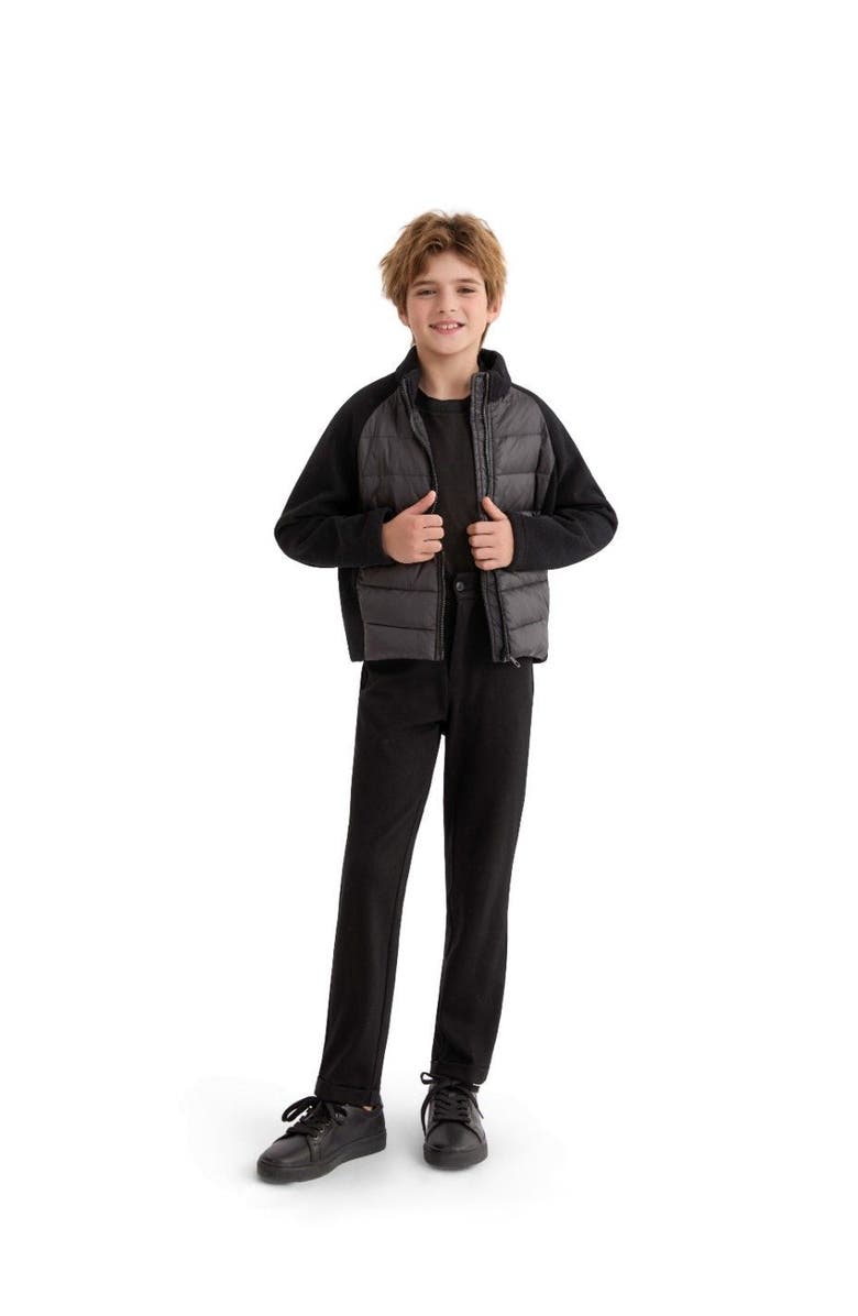 MOUSTACHE Quilted Zip Jacket, Alternate, color, Black