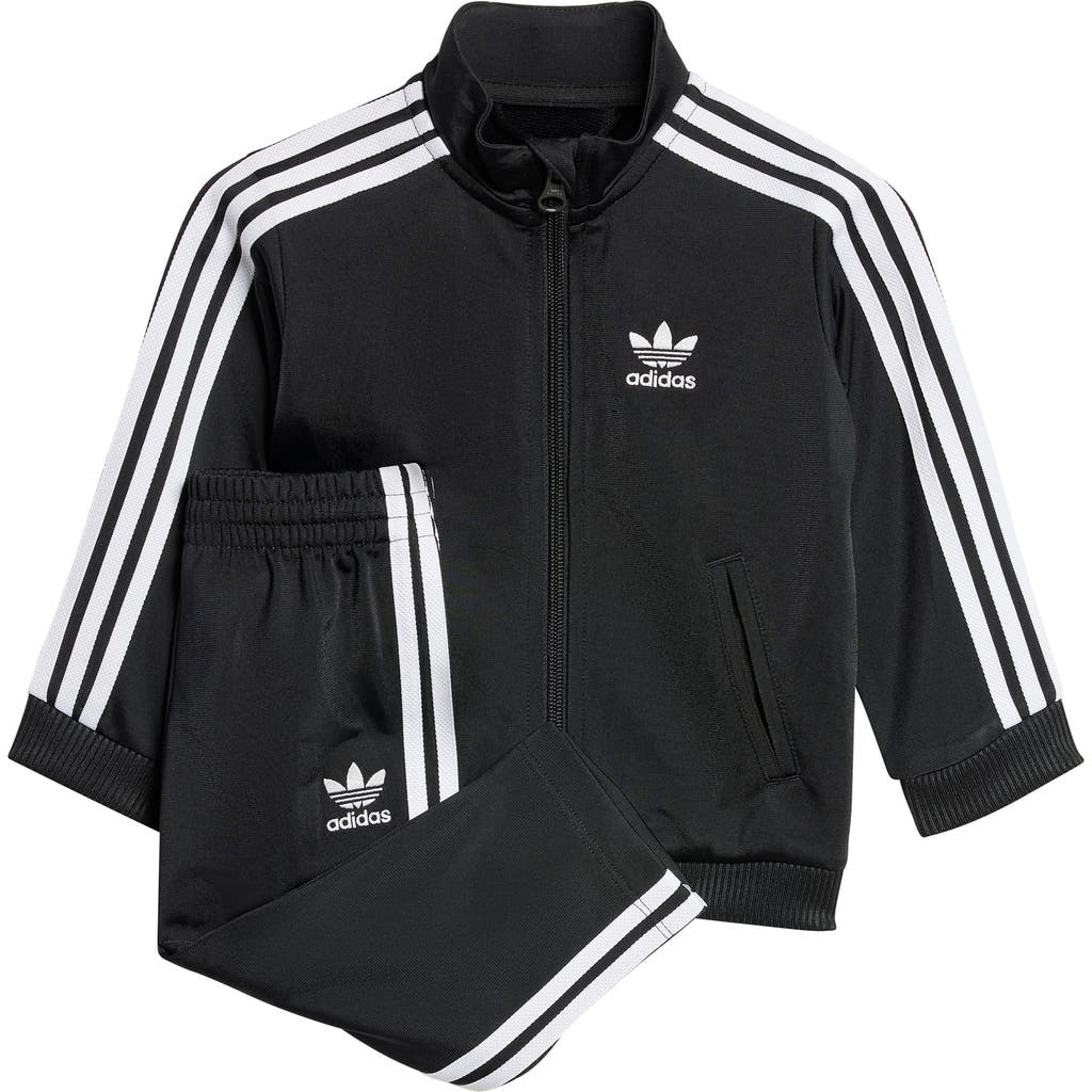 Adidas Originals Adidas Firebird Recycled Polyester Track Jacket & Pants Set In Black