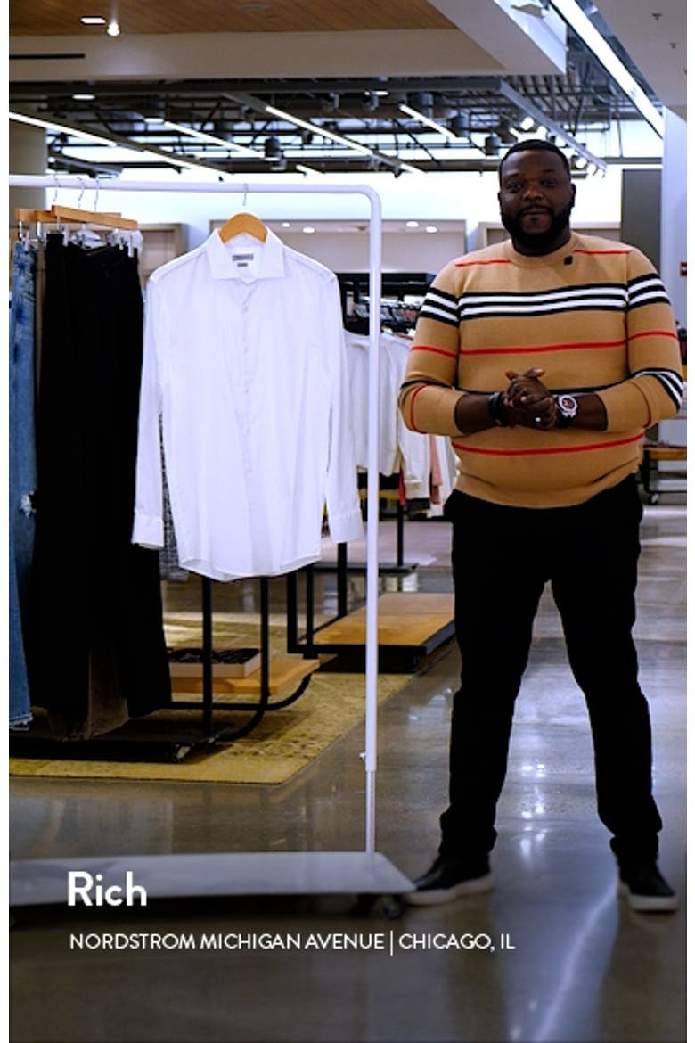 Luxe Slim Fit Solid Dress Shirt video