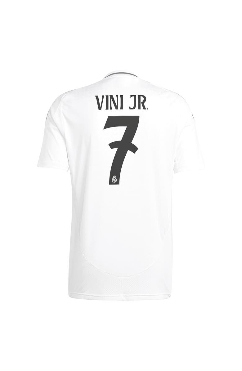 adidas Men's adidas Vini Jr. White Real Madrid 2024/25 Home Replica Player Jersey, Alternate, color, 